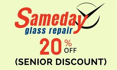 Sameday Glass Repair – coupon senior